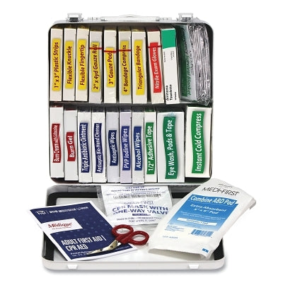 Class A Kit, First Aid, 24 Unit, Plastic Case, Carry Handle