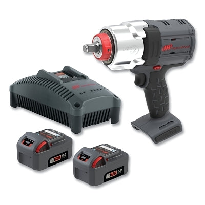 W7153 IQV20 DXS 1/2 in Cordless Impact Wrench, 20 V, 1900 RPM, 2400 BPM, Tool w/Stnd Friction Ring, Kit Incl Chrgr/2-Batt