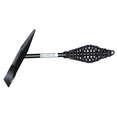 Spring Handle Chipping Hammer, 10 in OAL, 16 oz Head Wt, Cross Chisel and Pick, Steel