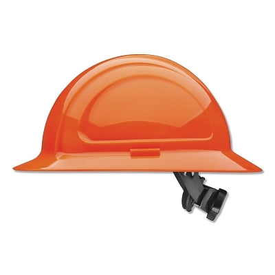 North Zone N20 Full Brim Hard Hat, Ratchet, Hi-Vis Orange