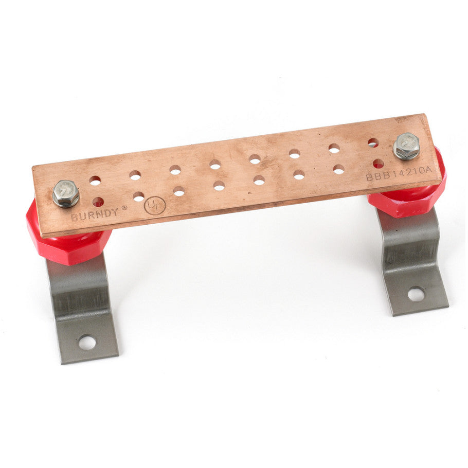 Grounding and Bonding, Bus Bar, 2" x 10", 8D, Insulated
