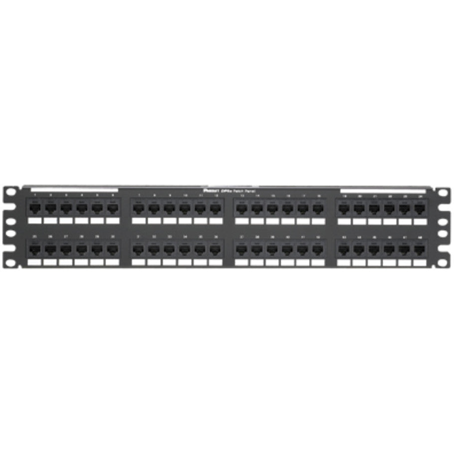 DP5e Cat 5e UTP Flat Patch Panel, 2 RU