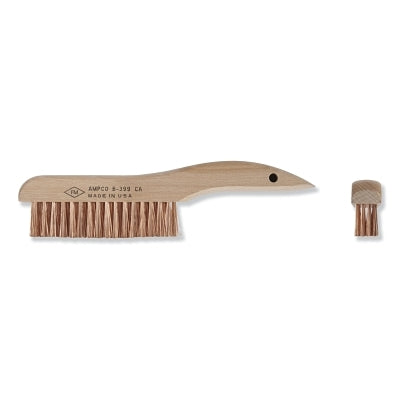 Scratch Brushes, 10 in, 4 X 16 Rows, Shoe Handle