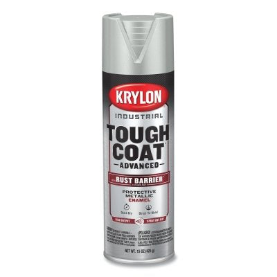 Tough Coat Advanced with Rust Barrier Technology Spray Paint, 15 oz, Aluminum Metallic, Metallic