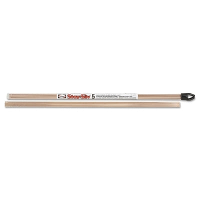 Brazing Alloys - Phos/Copper, 1/8 in, 5 Silver, Tube