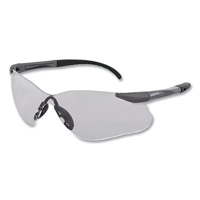 SGf Series Safety Glasses, Universal Size, Clear Lens, Gunmetal Frame, Hardcoat Anti-Scratch