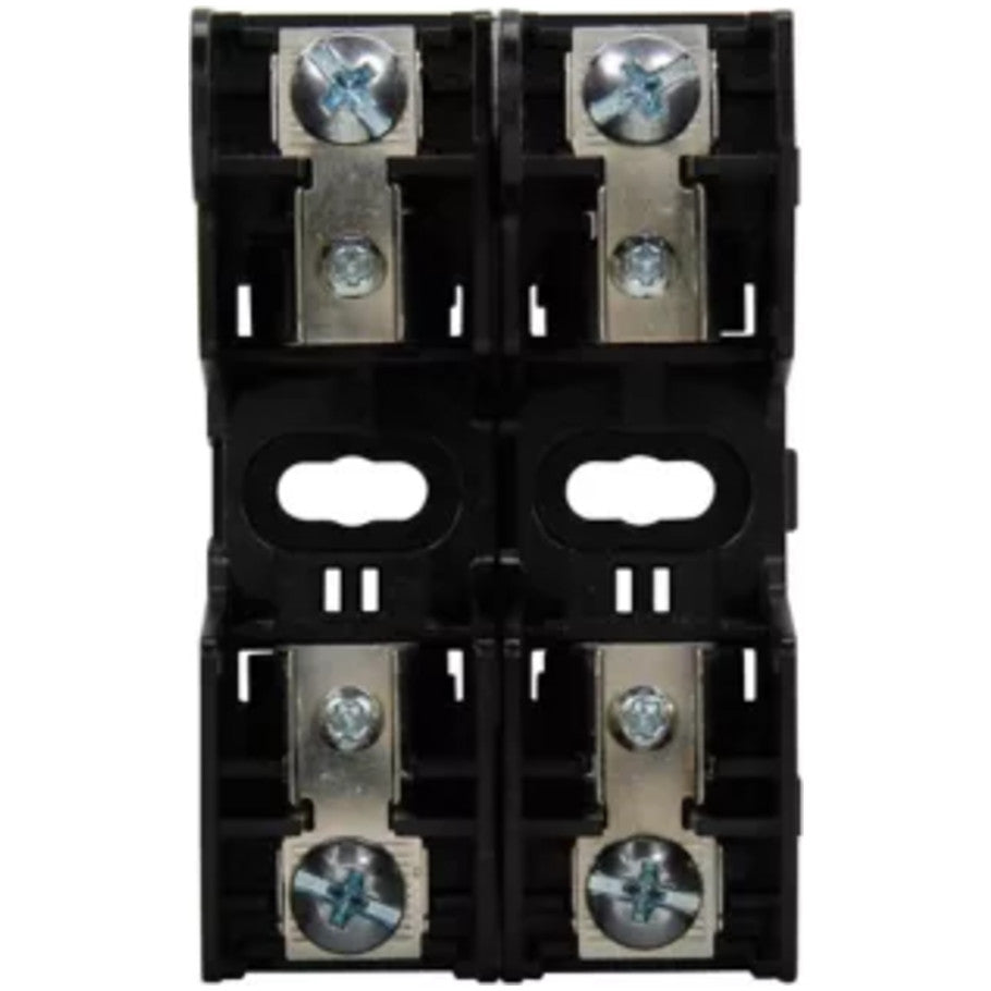 Fuse Blocks and Fuse Holders, Class R, DIN Rail, Panel, 2-Pole, 30 A, 250 V,  10-32 Philips-Slot Screw, 10 to 8 (Copper) AWG