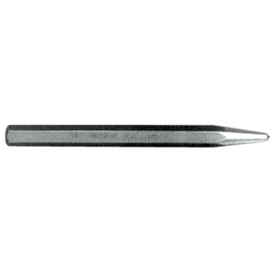 Center Punches, 4 in, 3/32 in tip, Alloy Steel