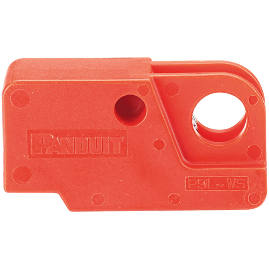 PSL-WS Toggle Switch Lockout, Nylon, Red, 0.88"x0.6", PK1