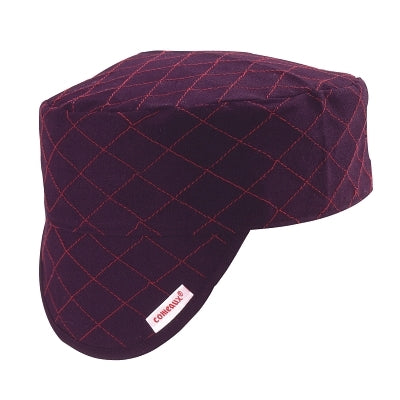 Style 3000 Black Quilted Shop Cap, Size 7
