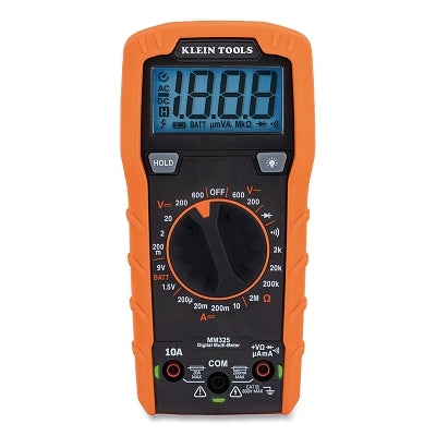 Digital Multimeter, Manual Ranging, 10 A, 600 V AC/600 V DC
