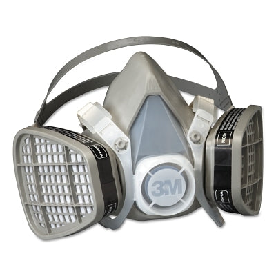 3M 5201 5000 Series Half Facepiece Respirators, Medium, Organic Vapors