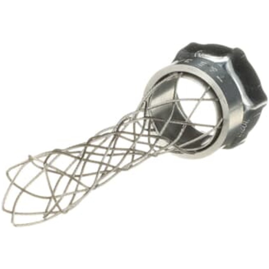 Wiremesh Grip, Stainless Steel, Liquid Tight Connector, 3/4 in.