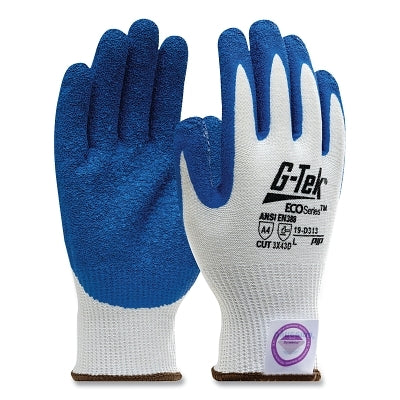 ECO Series, D313, Dyneema Diamond Blended 2.0, Latex Crinkle Coated, X-Large, White