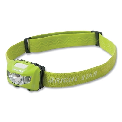 VISION LED Headlamp, 3 AAA Batteries, 185 Lumens, HI-Vis Green