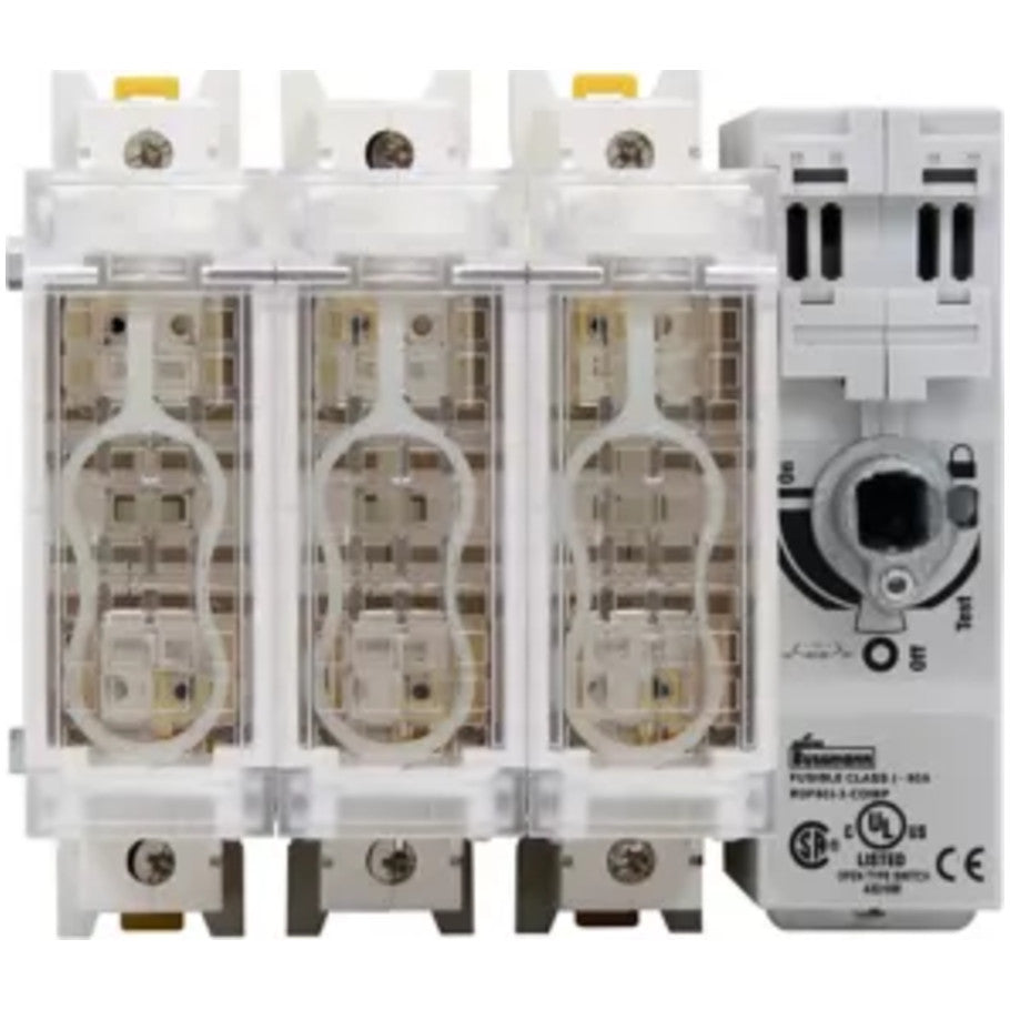 UL 98 and UL 489 Class J Fused Disconnect Switch, Compact 60A, 3 Pole, SCCR 100kA