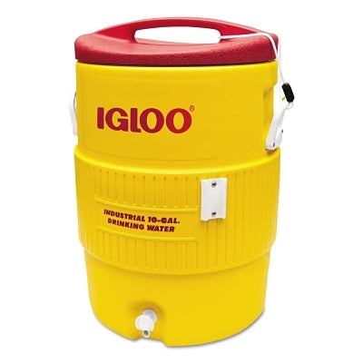 400 Series Cooler, 10 gal, Red/Yellow