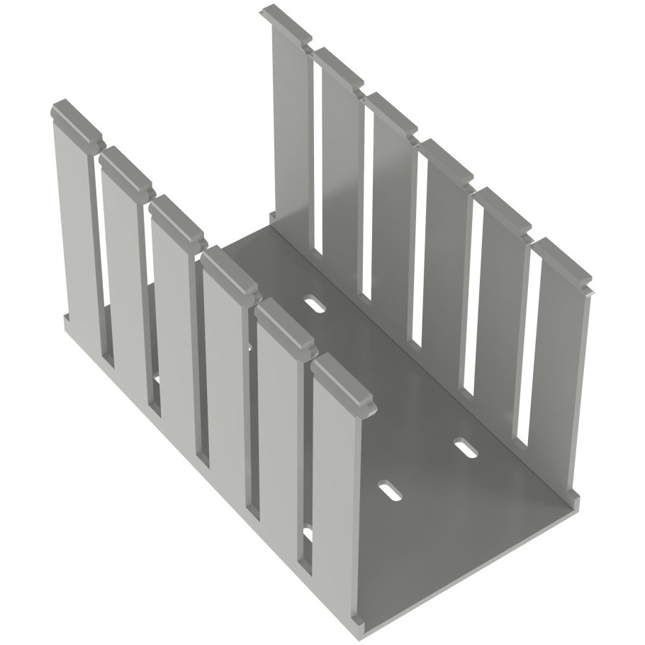 Type G Wide Slot Wiring Duct, 4 w x 5 in. h, Light Gray