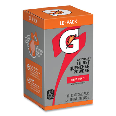 Powder Stick, 1.23 oz Volume, Tube, 16.9 oz Yield, Fruit Punch