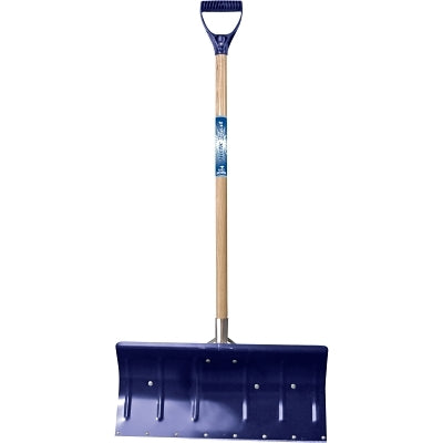 Arctic Blast Snow Pusher, 11 in X 24 in Blade, Wood Poly D-Grip Handle