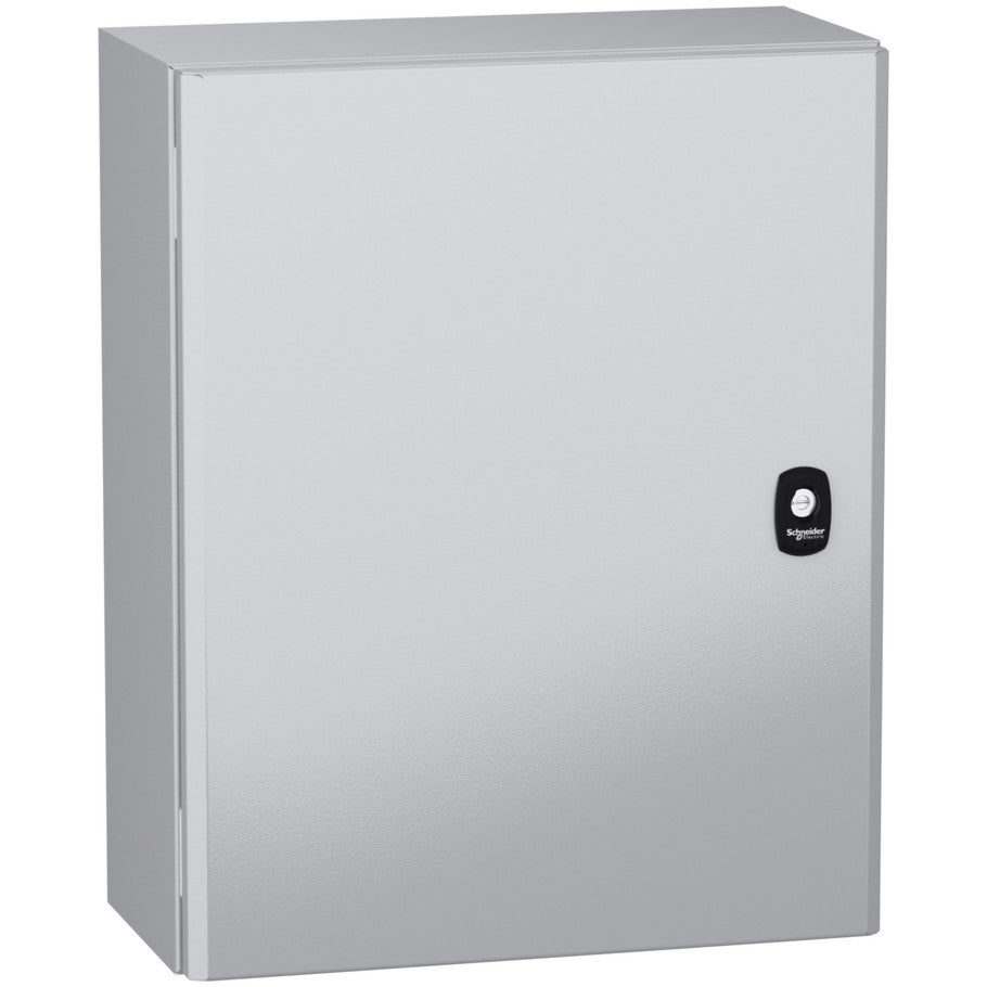 Wall mounted steel enclosure, PanelSeT S3DC, plain door, without plain chasis, 500x400x200mm, IP66, IK10