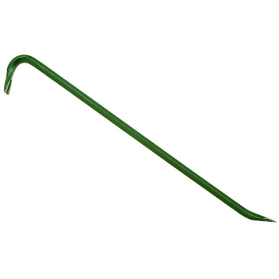 Gooseneck Wrecking Bar, 3/4 in W x 24 in L, Nail Puller/Chisel End