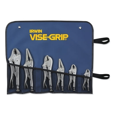 The Original 6-Pc Locking Plier Set, with (6) Koozie Cups