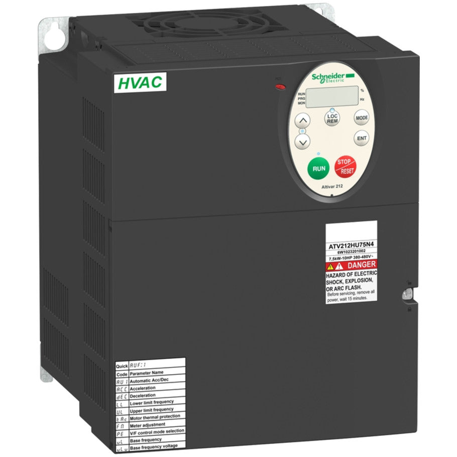 Altivar 212 Variable Speed Drive, 7.5kW, 10hp, 480V, 3-Phase, EMC, IP21