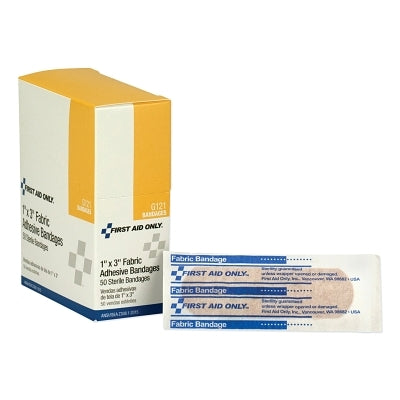Fabric Bandage, 1 in x 3in, 50/Box