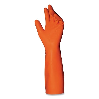 Trionic O-240 Tripolymer Coated Gloves, Size 07, Orange