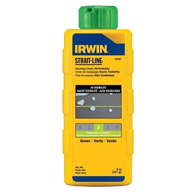 Hi-Visibility Marking Chalk, 8 oz, Hi Vis Green