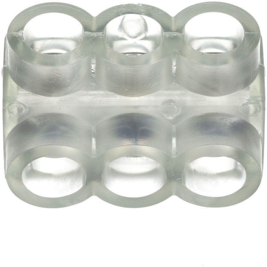 Pan-Lug PCSB2/0-3S-6Y Multi-Tap Mech Con, Single Sided, Tin Plt Al, PK6
