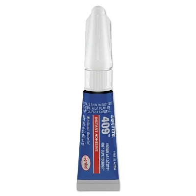 409 Super Bonder Instant Adhesive, General Purpose Gel, 3 g, Tube, Clear