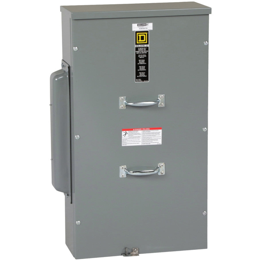 Main Lugs Terminal Unit, EZ Meter-Pak, 600A, 3 Phase, 4 Wire, 800A Busbar, UG And Oh