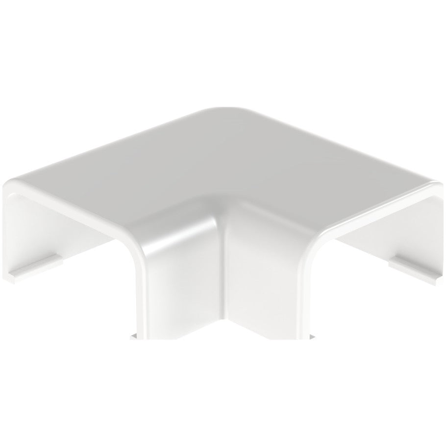 Surface Raceway, LD3 Low Voltage Right Angle Fitting, White
