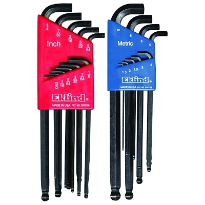Ball-Hex-L Stubby Key Set, Hex Ball Tip, Inch/Metric