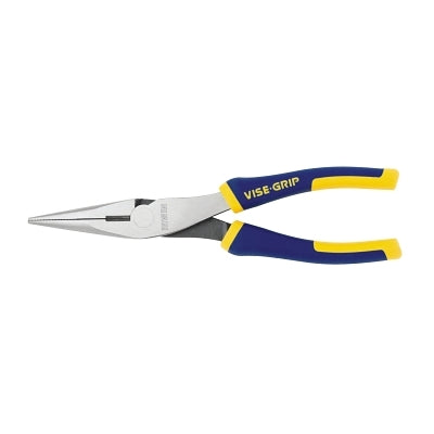 Long Nose Pliers, Chromium Steel, 8 in