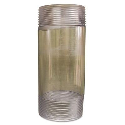 Sight Glass, 165 F, 500 psi, 4 in OD x 8 in L, Threaded Connection