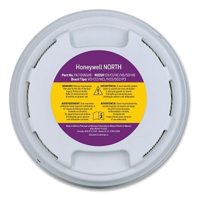 Primair 700 Series PAPR Filters and Cartridges, HEPA/Organic Vapor/Acid Gas Cartridge, Gray