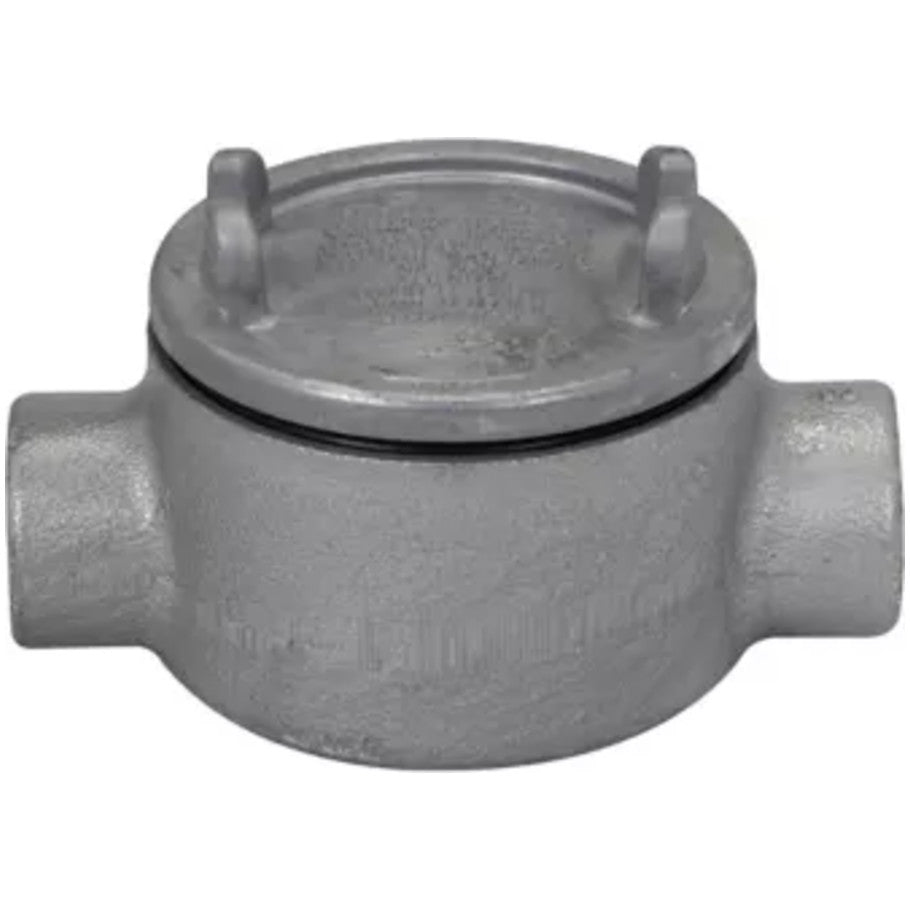 GUAC Series Conduit Outlet Box with Cover 1-1/2 in. Hub, 5 in. Cover Opening