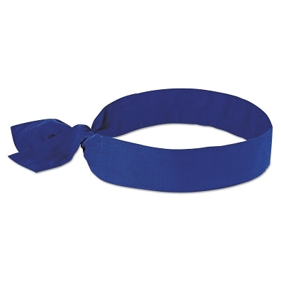 Chill-Its 6700 Evaporative Cooling Bandana, Headband, 36.5 in L, Solid Blue