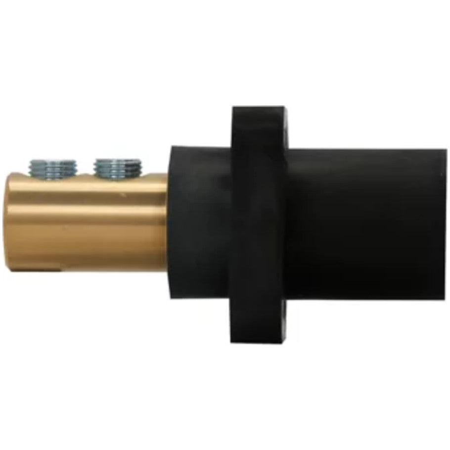 E1016 Female Receptacle, Double Set Screw, No. 2 to 4/0, Brown