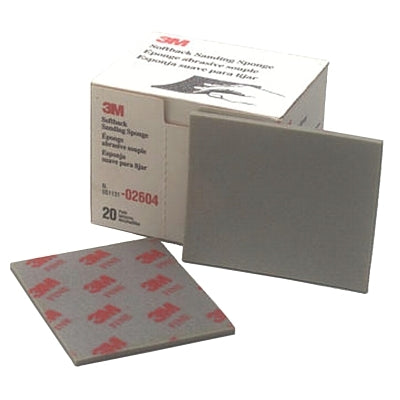 3M 051131-02606 Softback Sanding Sponge, 4-1/2 in x 5-1/2 in, Medium, 120/180 Grit, Wet or Dry