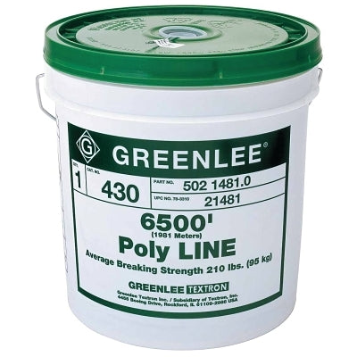 Poly Line, 210 lb Capacity, 6,500 ft, 1-Ply