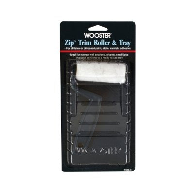 Zip Trim Rollers and Trays, 3 in, 3/16 in Nap Length