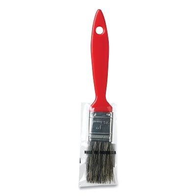 Chip Brush, 5/16 in Thick, 1 in W, China, Plastic Handle