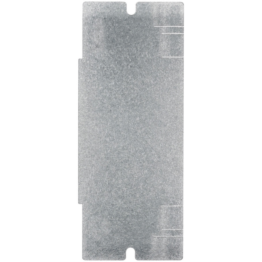 Cover Plate, SystemOne Floor Boxes, Zinc Plated Stamped Steel, Blank