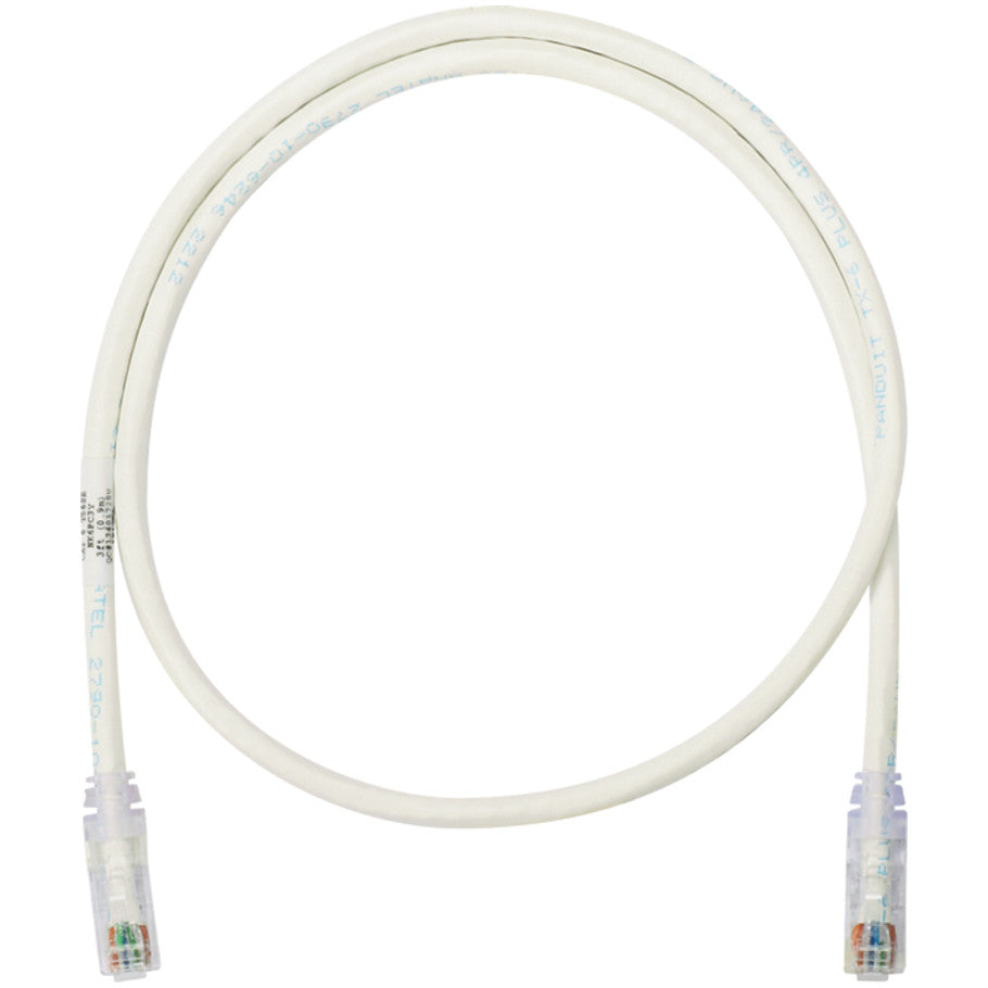 NetKey Category 6 UTP Patch Cords, 7 Ft, Off White