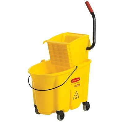 WaveBrake Bucket/Wringer Combination Pack, 35 qt, Yellow