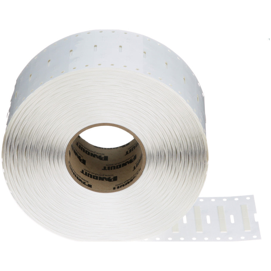Printer Labels, Polyolefin, White, 0.25 in L, 12.7 mm W